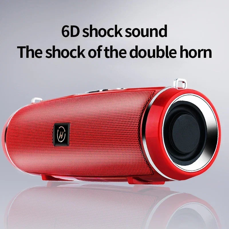 Coluna Bluetooth Sem Fios 200W — Alta Potência, Som 3D Estéreo Surround, TWS e FM