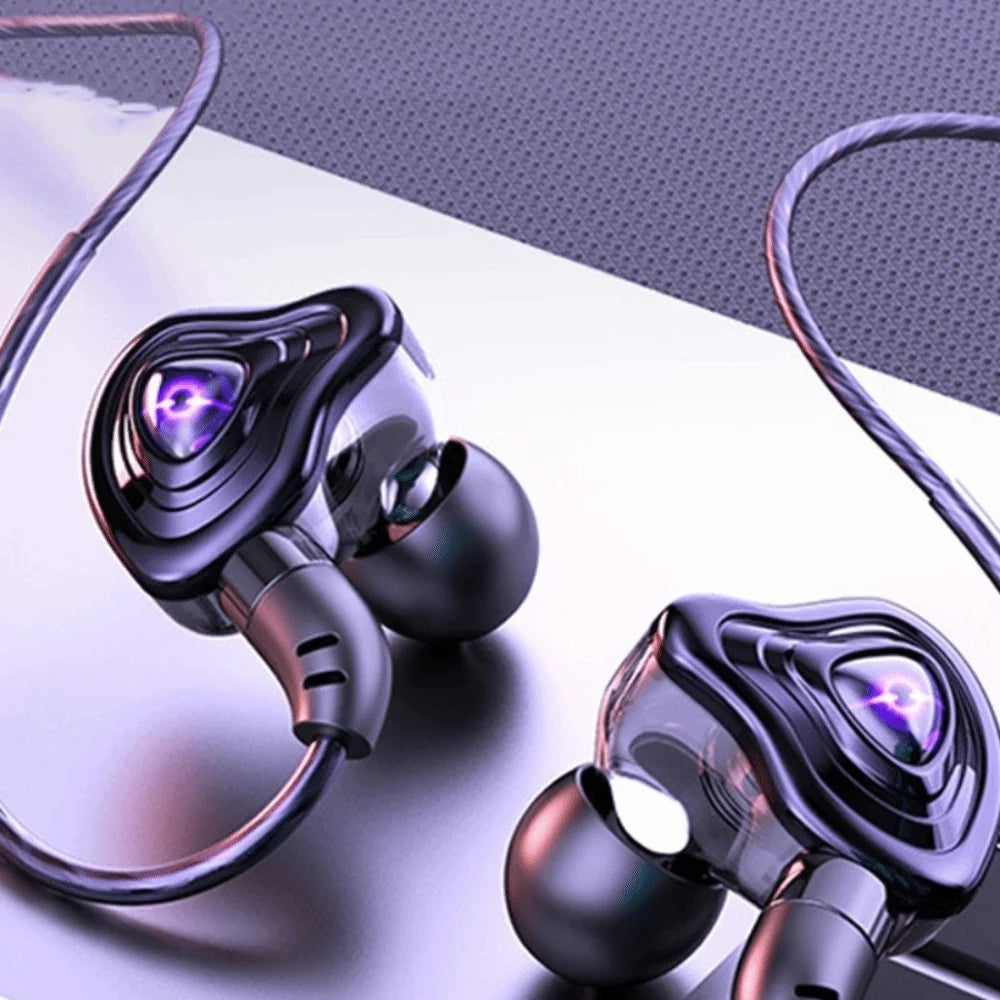 Auriculares HiFi 3.5mm com Microfone e Cancelamento de Ruído