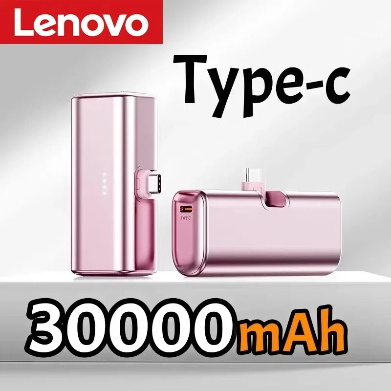 Power Bank Mini Lenovo 22.5W Carregamento Rápido