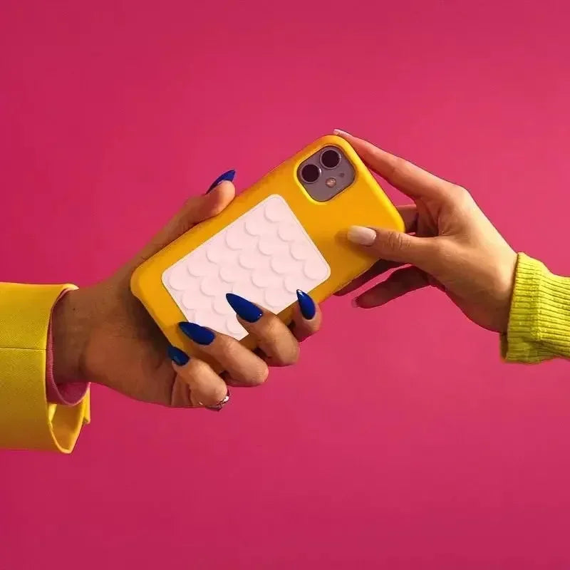 Suporte de Silicone com Ventósa para Telefónico — Multifuncional