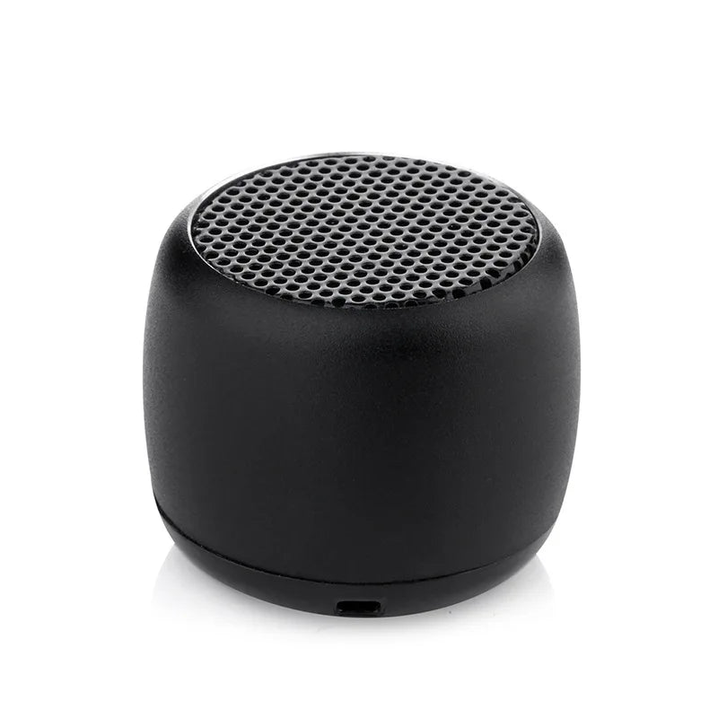 Coluna Bluetooth TWS Mini Subwoofer Metal — Som Potente e Portátil