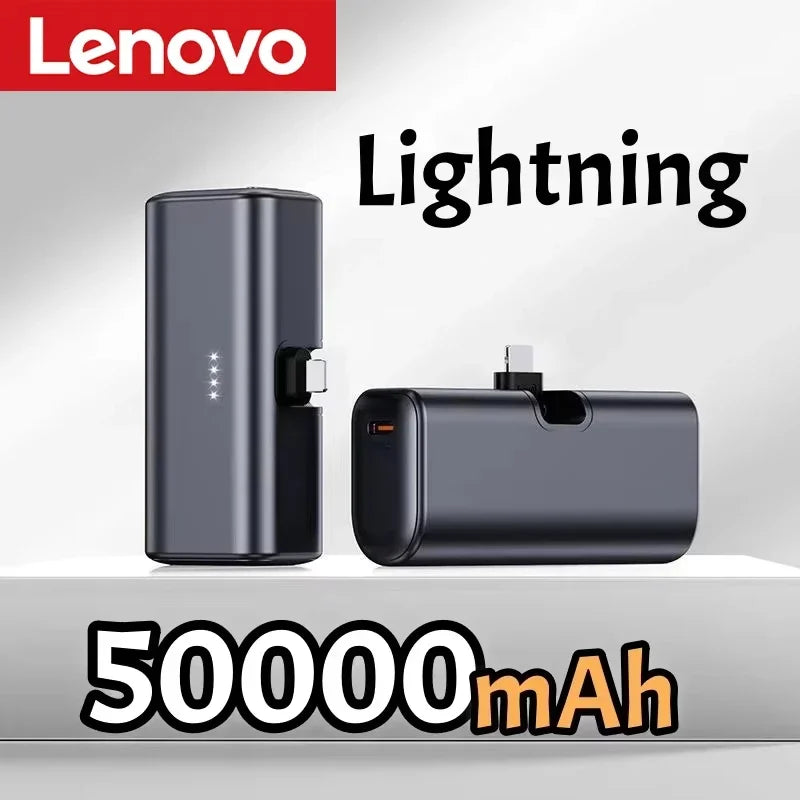 Power Bank Mini Lenovo 22.5W Carregamento Rápido