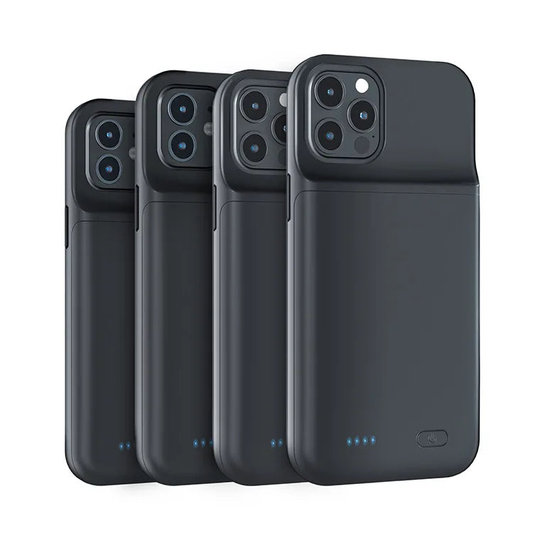 Capa com Bateria para iPhone 17 Air, 16, 15, 14, 13, 12 e 11 Series — Power Bank Portátil 6800mAh