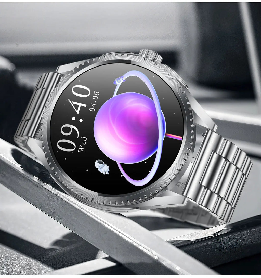 Smartwatch 2026 — NFC, GPS, Bússola, Altitude e Monitorização de Saúde Completa