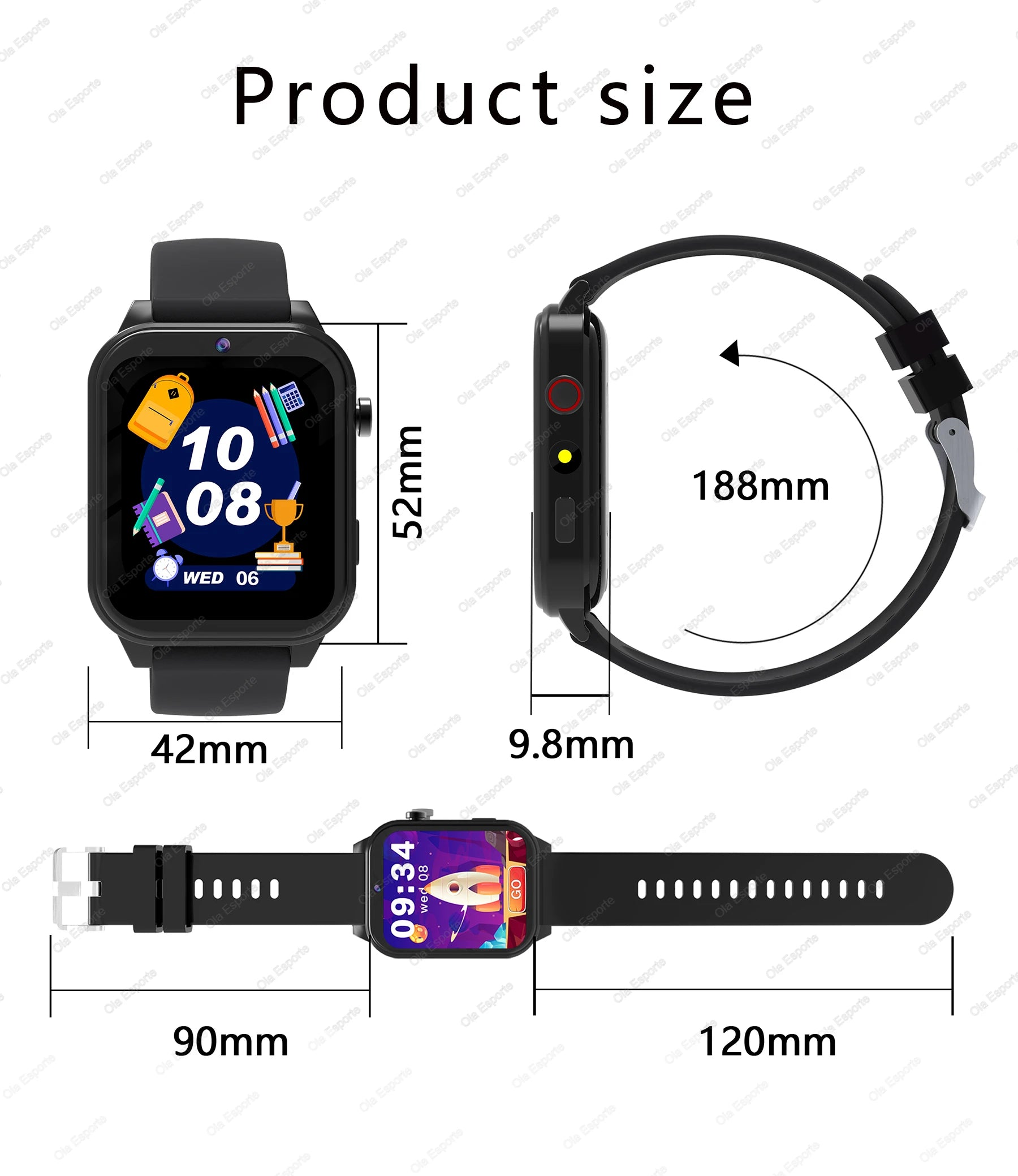 Smartwatch Infantil 2025 com 100+ Jogos — Ecrã HD, Música, Iluminação e Presente para Rapazes e Raparigas