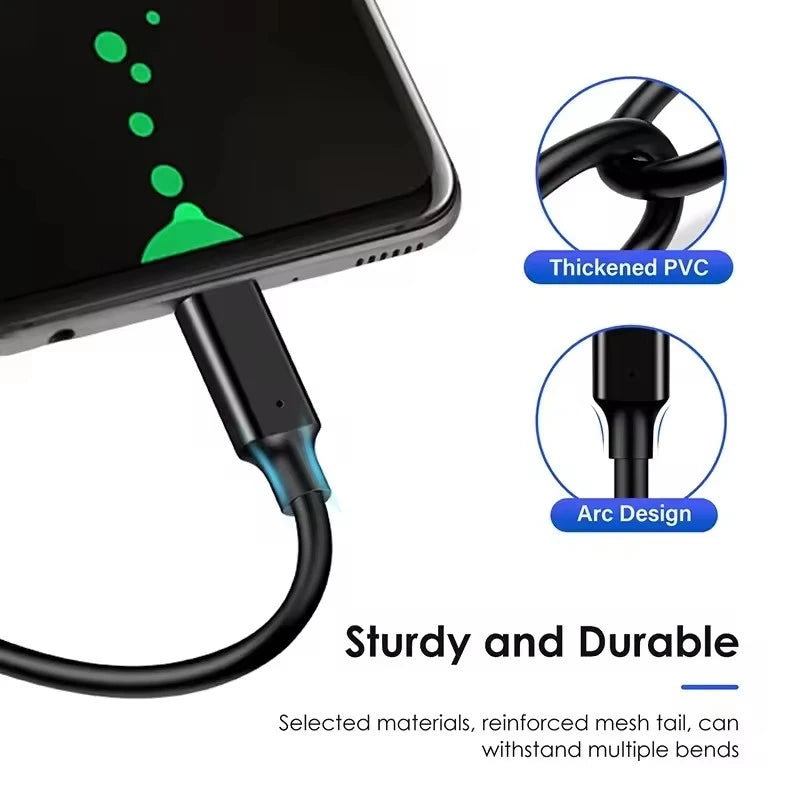 Cabo USB-A para USB-C 3.2 Gen2 10Gbps 60W — Para SSD e Disco Externo