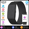 Smartwatch 2025 — Fitness, Freqüência Cardíaca, Oxigénio no Sangue e À Prova de Água