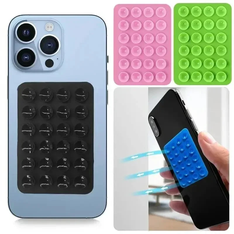 Suporte de Silicone com Ventósa para Telefónico — Multifuncional