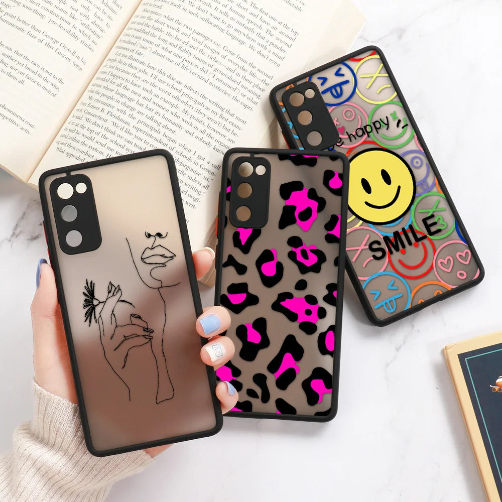 Capa Matte Estética para Samsung Galaxy S Series