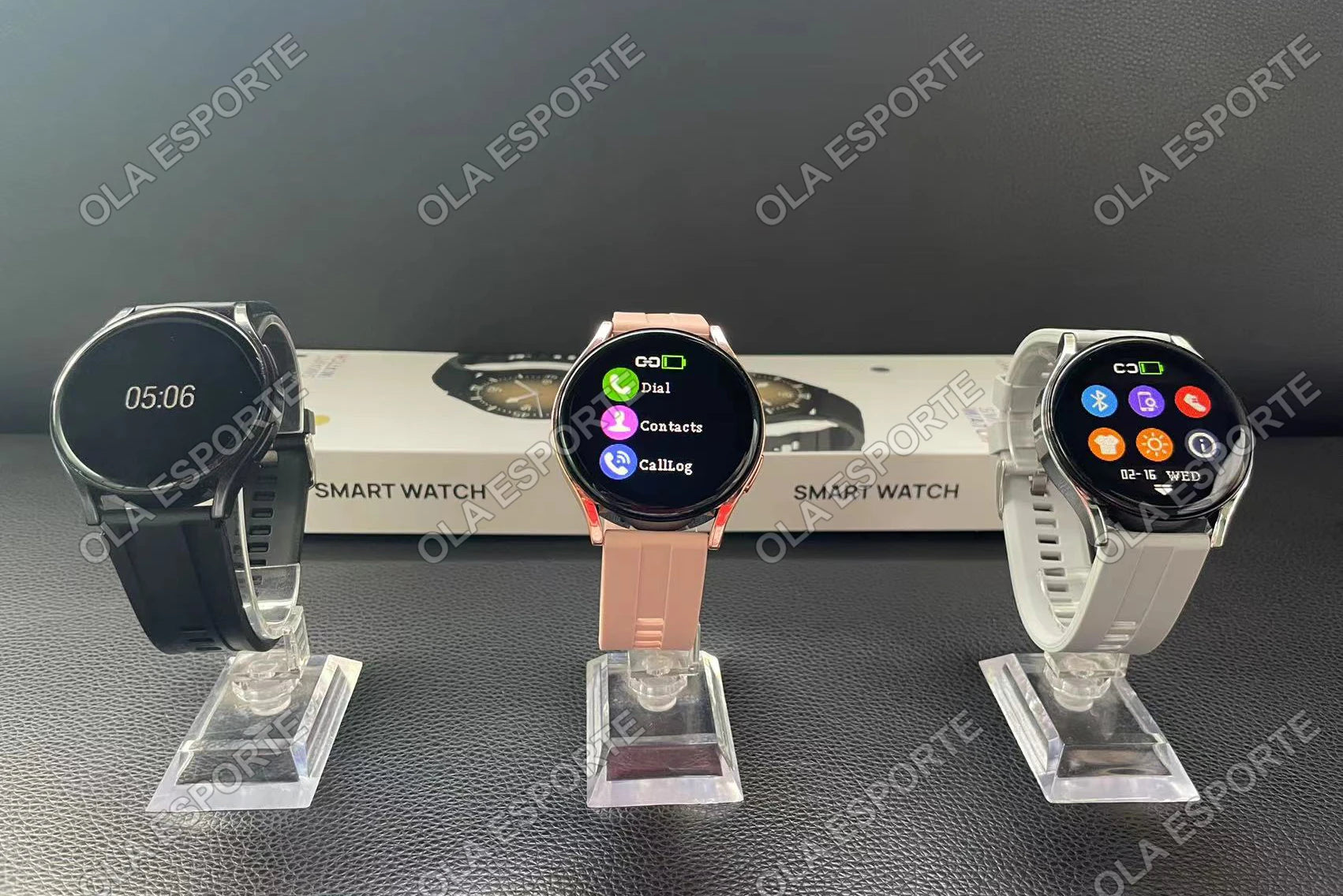 Smartwatch Ultra Fino em Aço Inoxidável — Design Slim Premium, Saúde Completa e Notificações