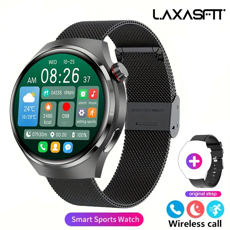 Smartwatch GT4 HD 1.52'' com Chamadas Bluetooth e Assistente de Voz