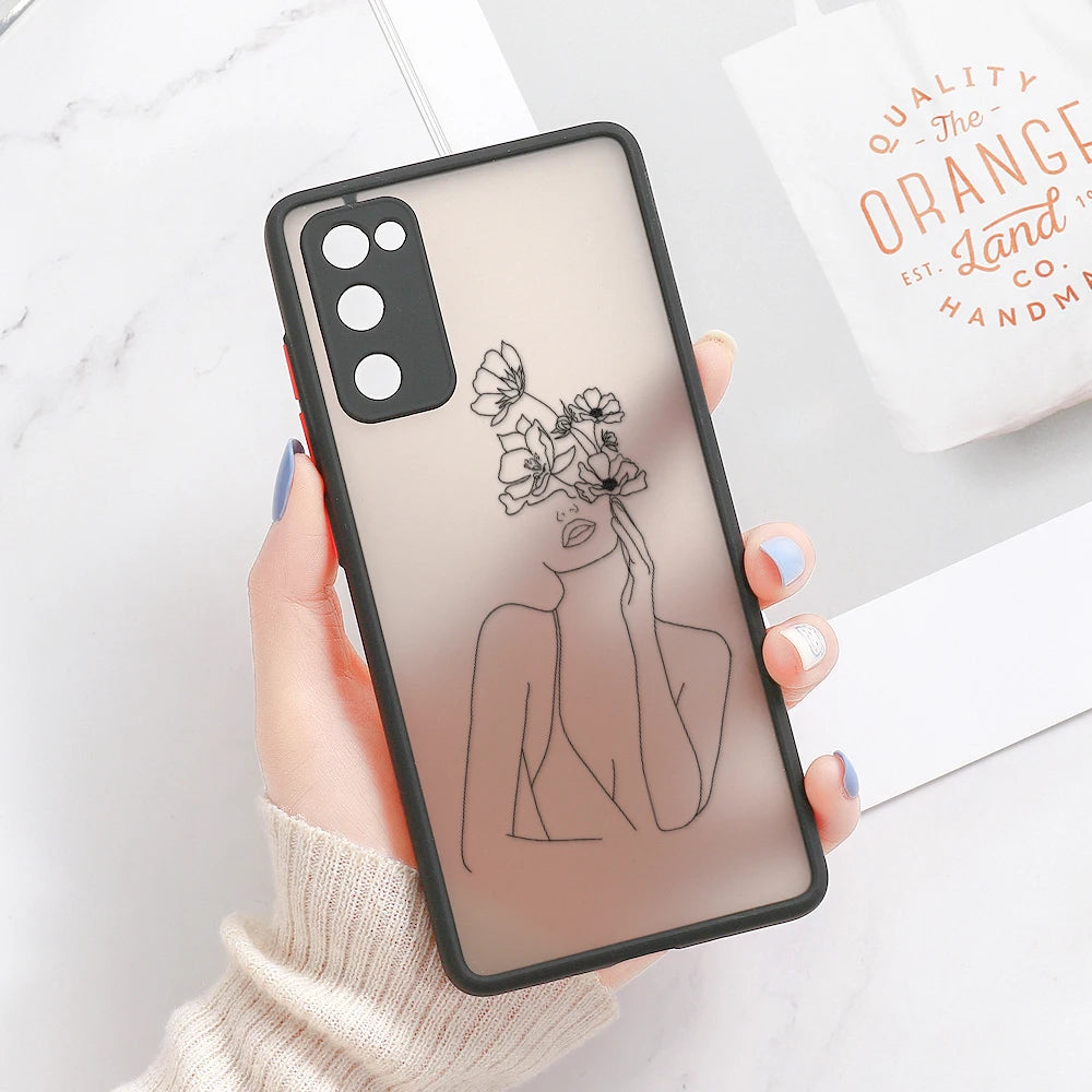Capa Matte Estética para Samsung Galaxy S Series