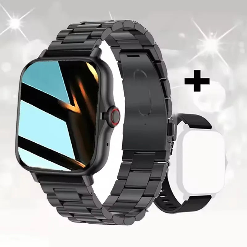 Smartwatch Bluetooth 1.44'' com Monitor de Saúde, Oxigénio e Pressão