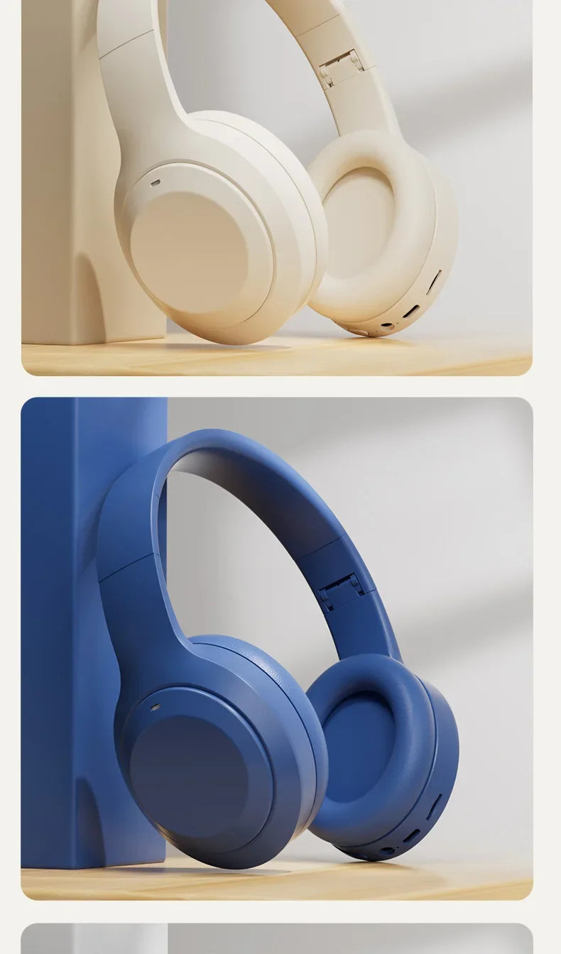Headphones Over-Ear Bluetooth 5.3 HiFi M5 — Gaming, Desporto e Redução de Ruído