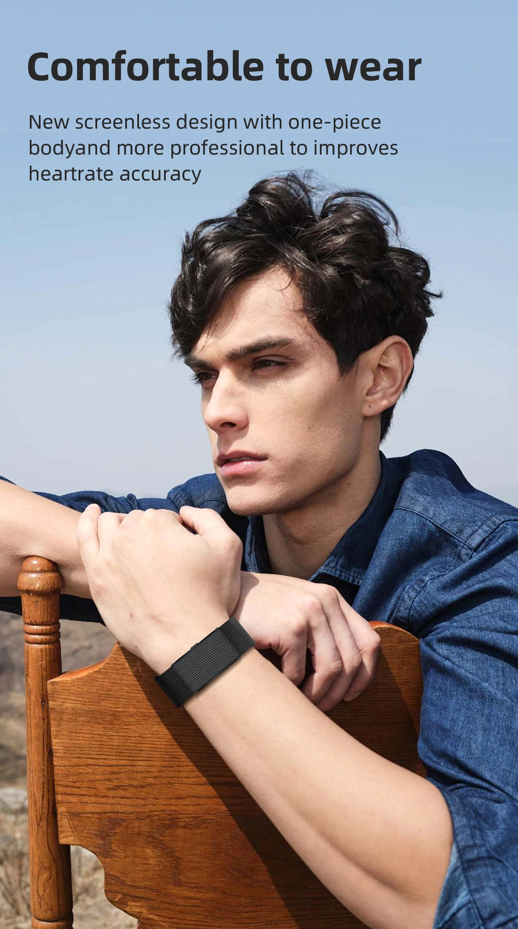 Smartwatch 2025 — Fitness, Freqüência Cardíaca, Oxigénio no Sangue e À Prova de Água