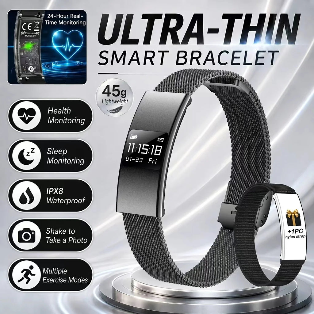 Smartwatch 2026 Estiloso — Múltiplos Modos de Exercício, IPX8 e Presente Perfeito