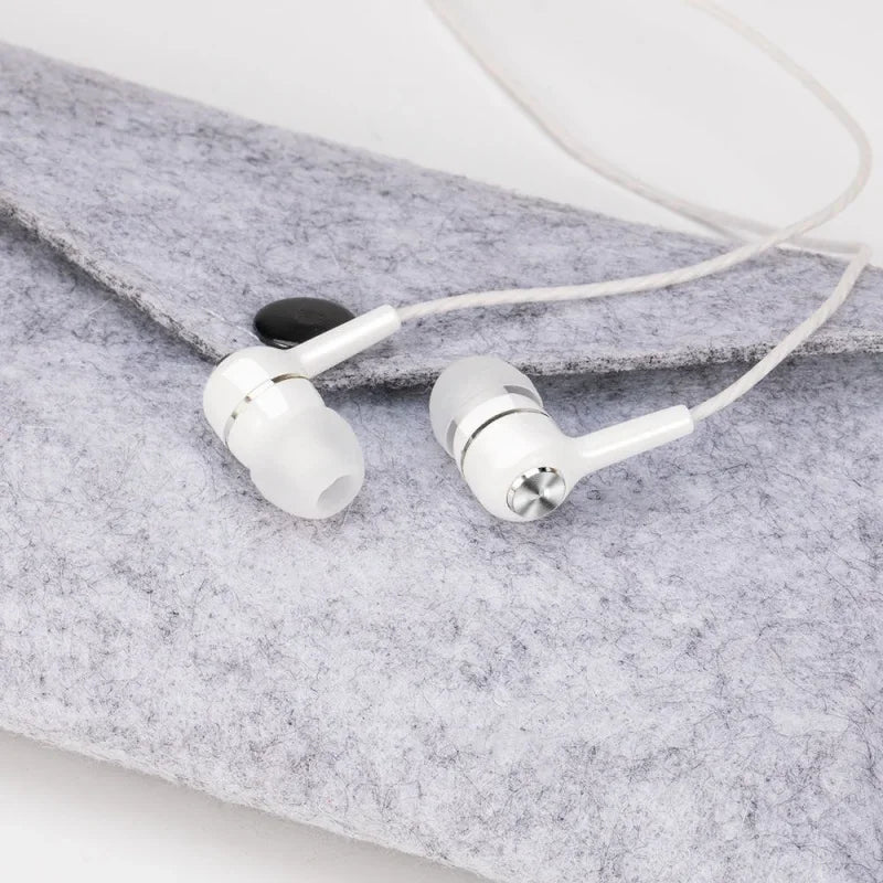 Auriculares com Fio 3.5mm HIFI Bass — Gaming, Desporto e Microfone Universal