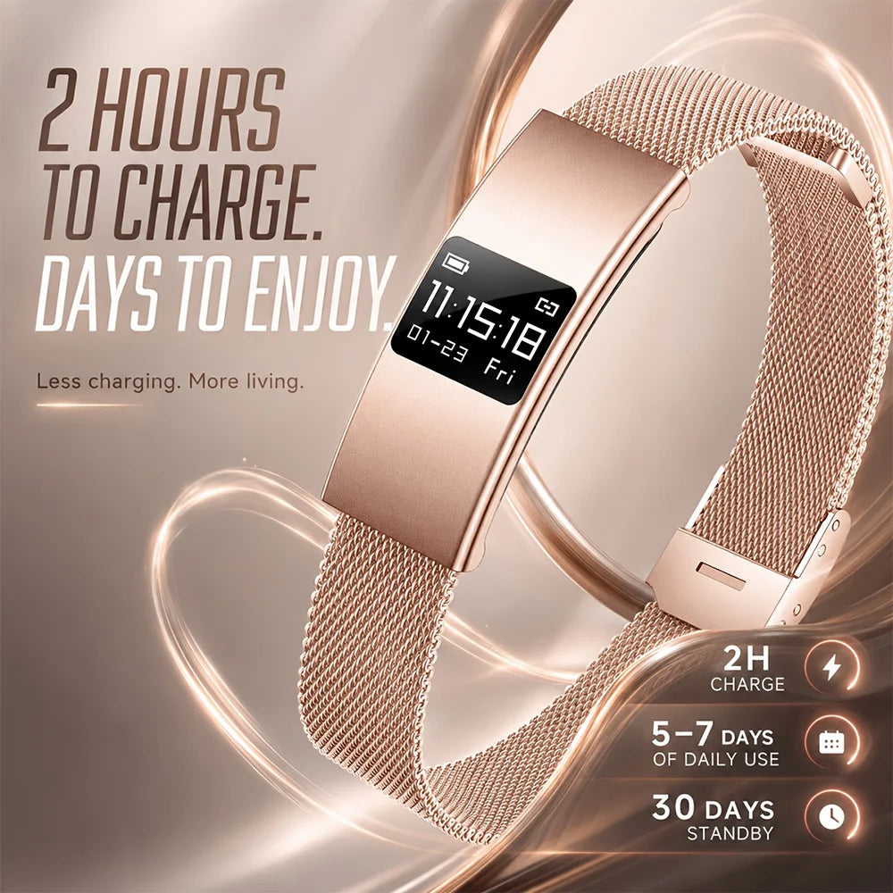 Smartwatch 2026 Estiloso — Múltiplos Modos de Exercício, IPX8 e Presente Perfeito