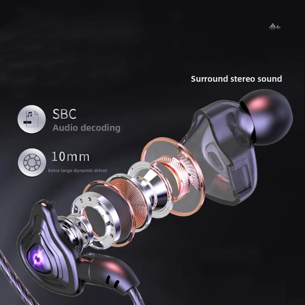Auriculares HiFi 3.5mm com Microfone e Cancelamento de Ruído
