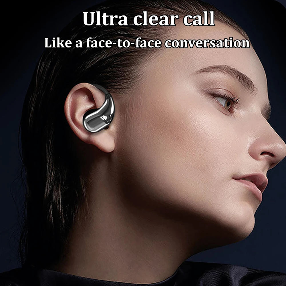 Auriculares Bluetooth 5.4 TWS — HiFi Estéreo, Display LED e Touch, À Prova de Água
