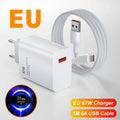 Carregador Rápido 67W Turbo para Xiaomi, Redmi e Poco — Ficha EU