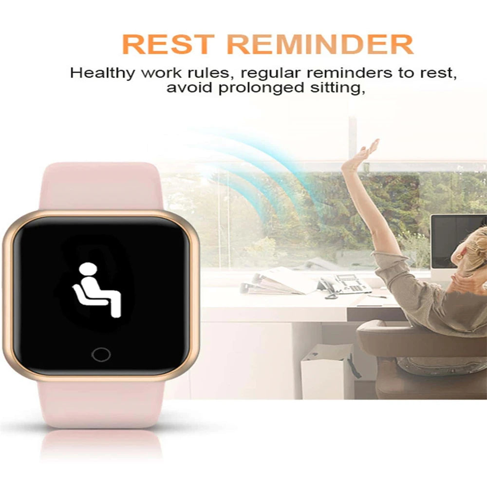Smartwatch Fitness Unissexo com Monitor de Saúde e Música — Versão B