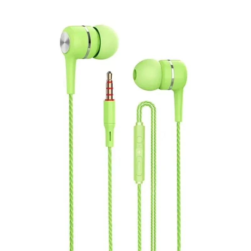 Auriculares com Fio 3.5mm HIFI Bass — Gaming, Desporto e Microfone Universal