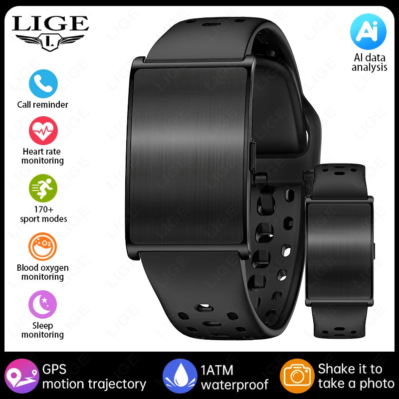 Smartwatch 2025 — Fitness, Freqüência Cardíaca, Oxigénio no Sangue e À Prova de Água