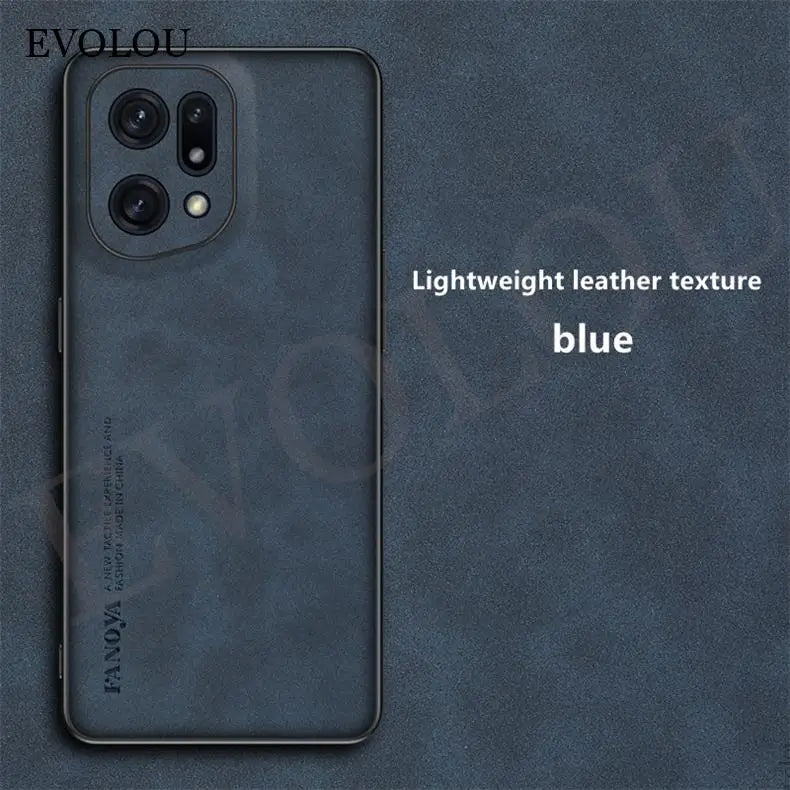 For Oppo Find X5 Pro Case Luxury Sheepskin Leather Silicone Shockproof Bumper Cover for OPPO Find X5 X3 Lite X3Neo x7ultra Shell