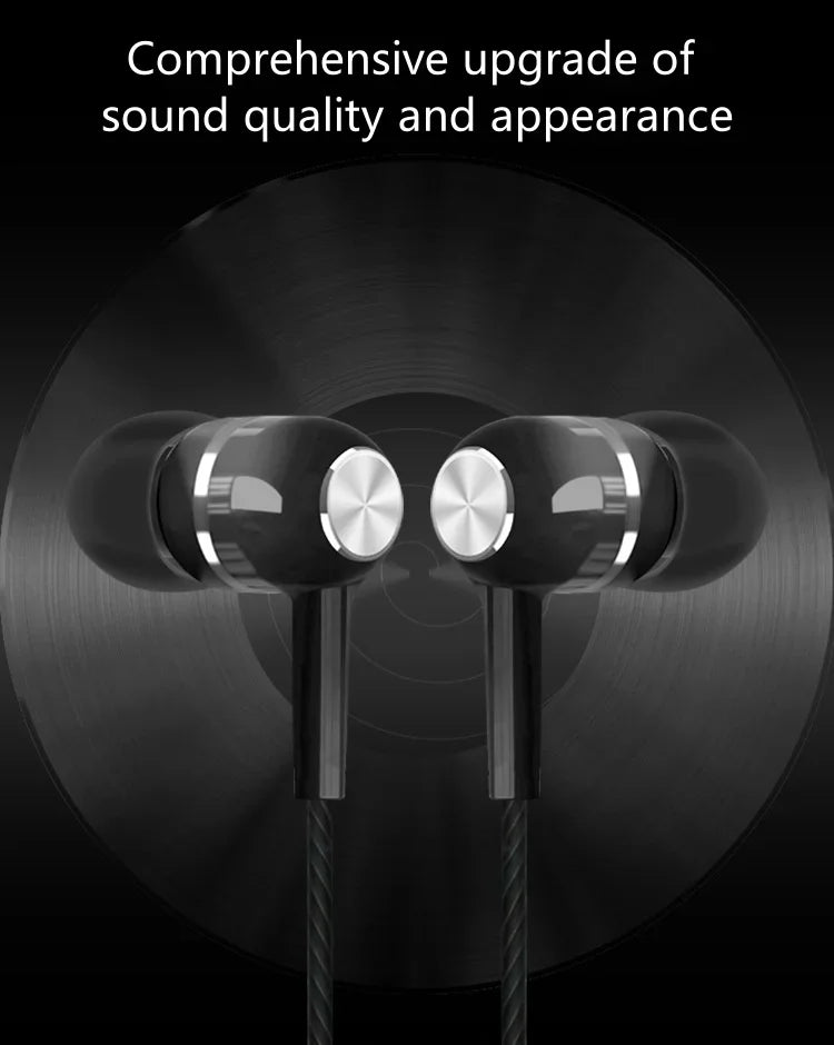 Auriculares com Fio 3.5mm HIFI Bass — Gaming, Desporto e Microfone Universal