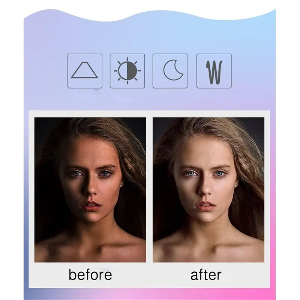 Luz LED Selfie Fill Light — Anel de Luz para Fotografia e Vídeo Universal
