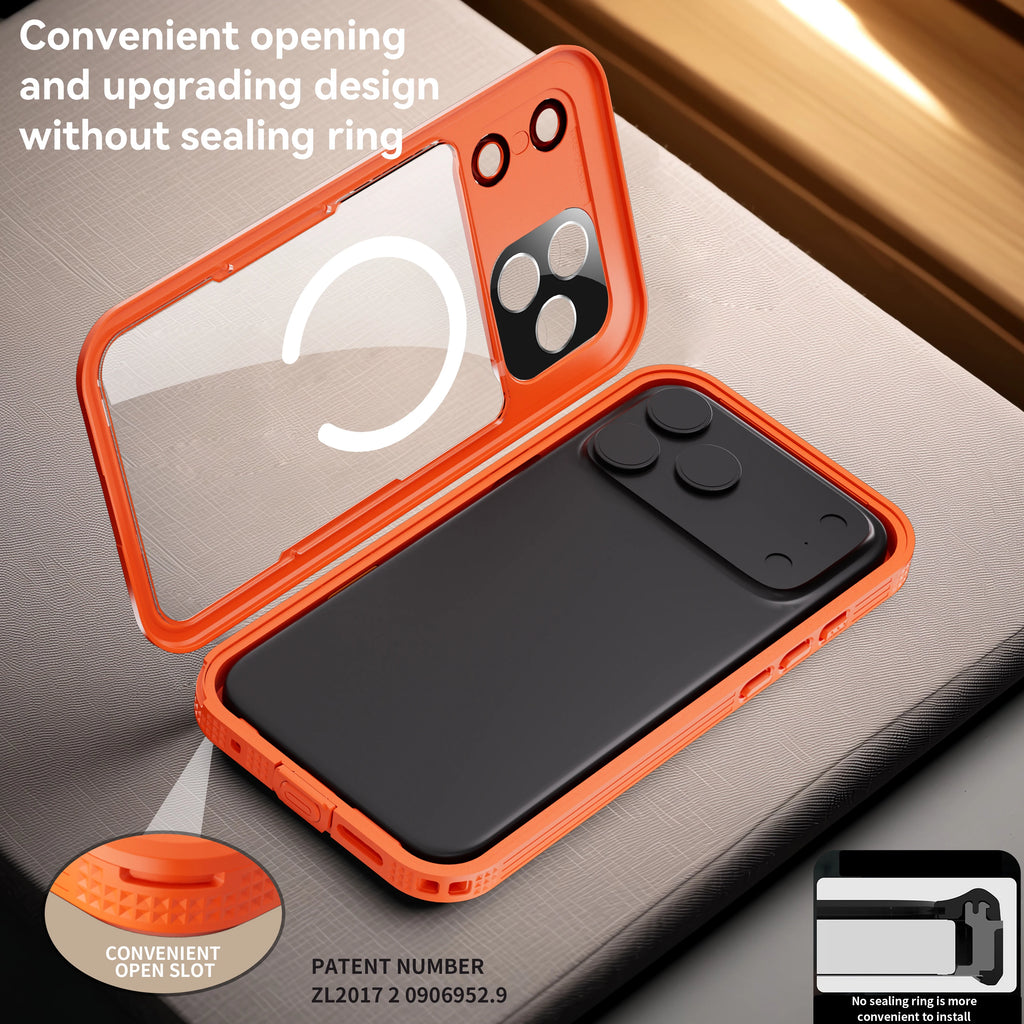 Capa Impermeável IP68 Magnética Shellbox para iPhone 17