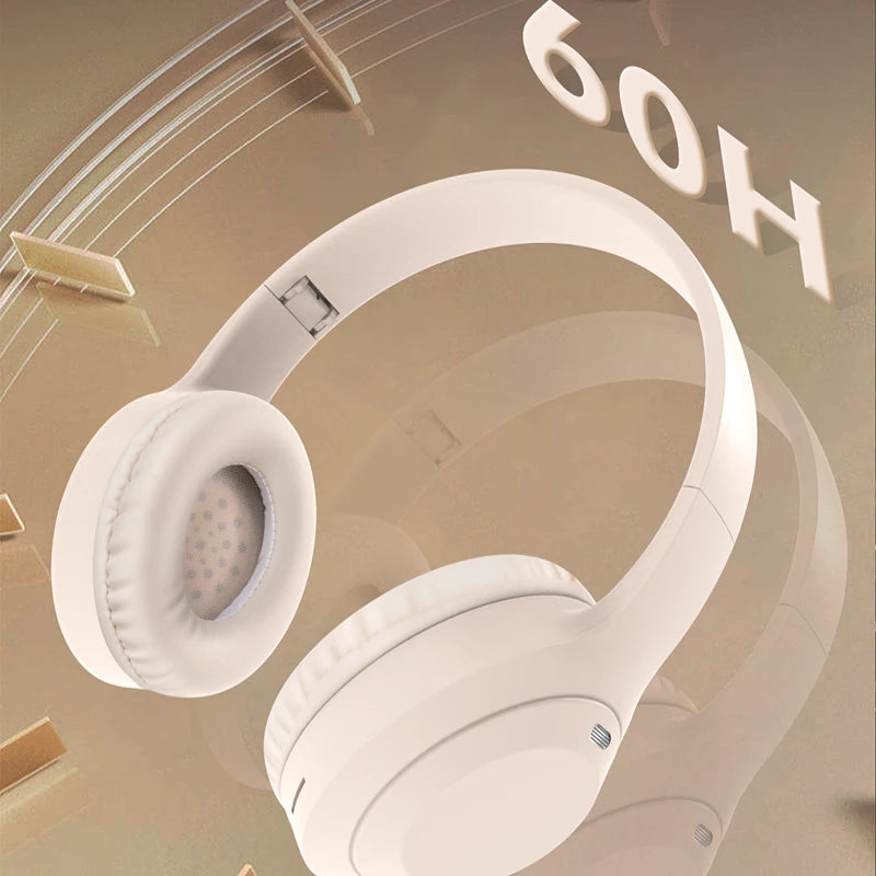 Headphones Over-Ear Bluetooth 5.3 HiFi M5 — Gaming, Desporto e Redução de Ruído