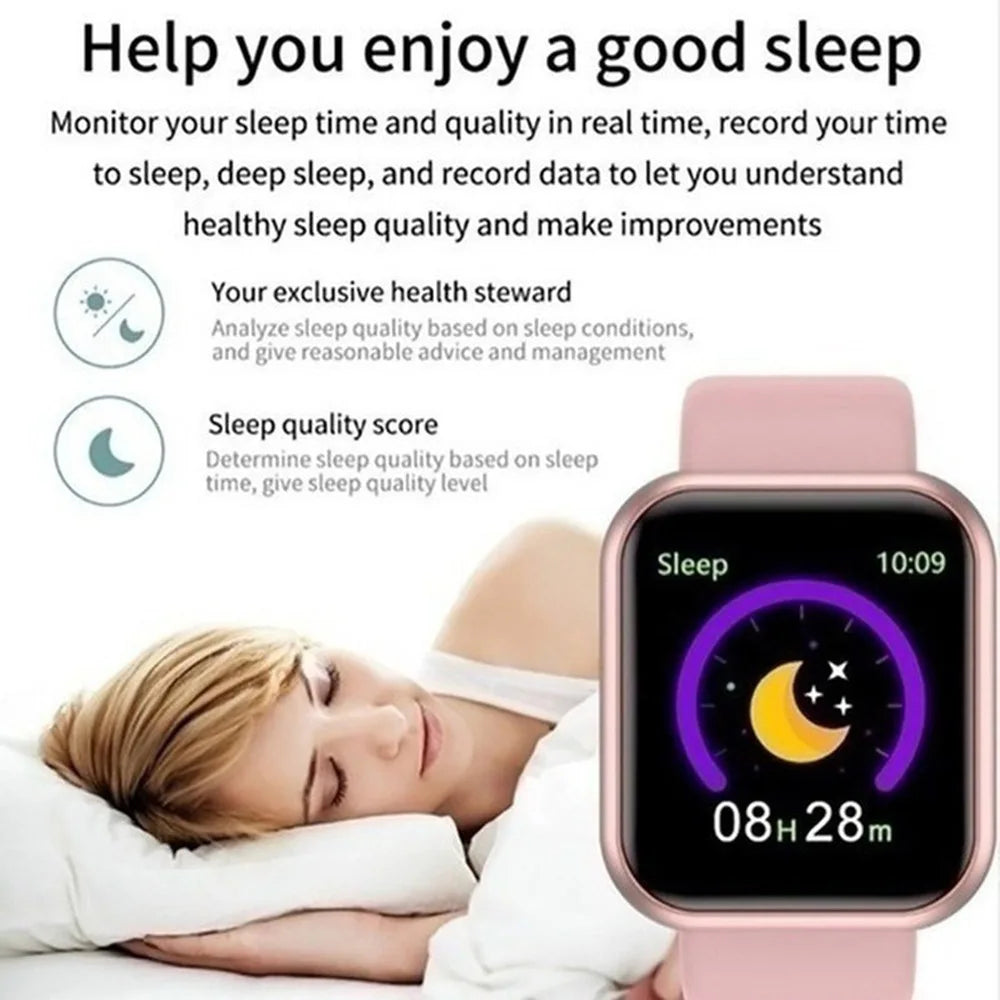 Smartwatch Fitness Unissexo com Monitor de Saúde e Música — Versão B