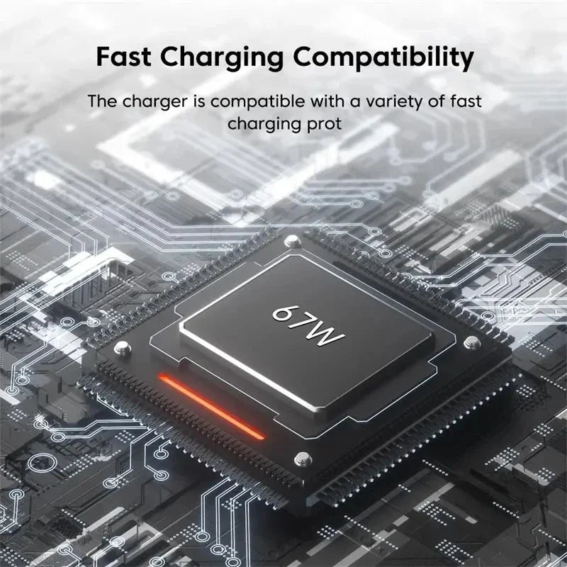 Carregador Rápido 67W Turbo para Xiaomi, Redmi e Poco — Ficha EU
