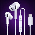 Auriculares USB-C com Cancelamento de Ruído para iPhone 15/16 e Android