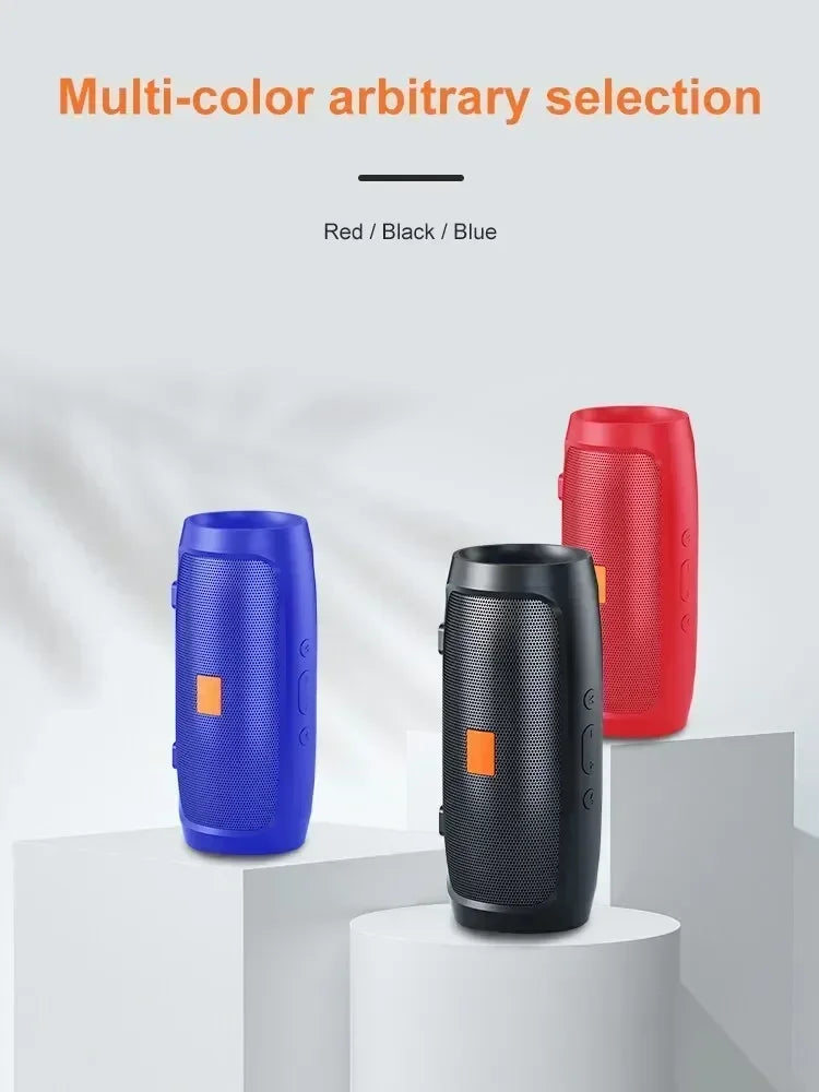 Coluna Bluetooth 5.0 Portátil IP65 Resistente à Água com Bateria Longa