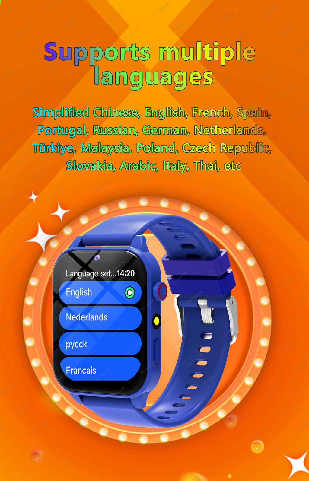 Smartwatch Infantil 2025 com 100+ Jogos — Ecrã HD, Música, Iluminação e Presente para Rapazes e Raparigas