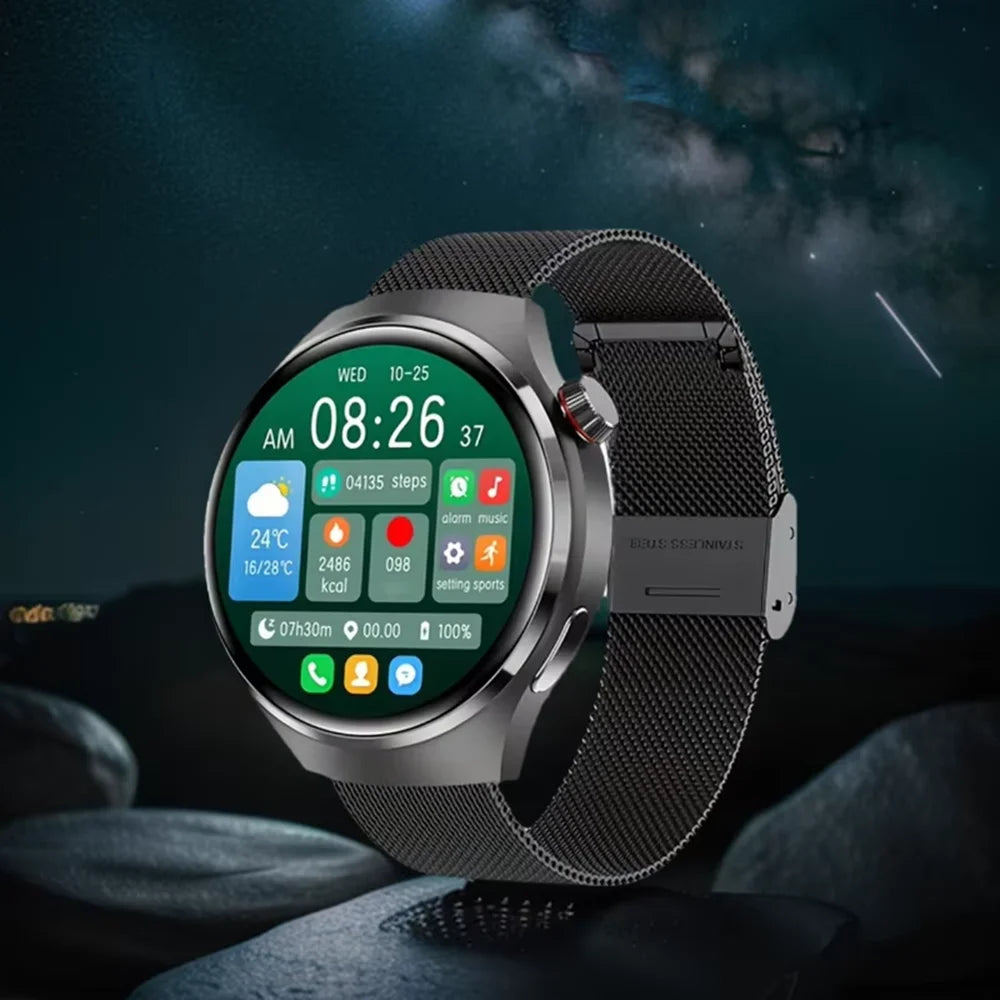 Smartwatch GT4 HD 1.52'' com Chamadas Bluetooth e Assistente de Voz