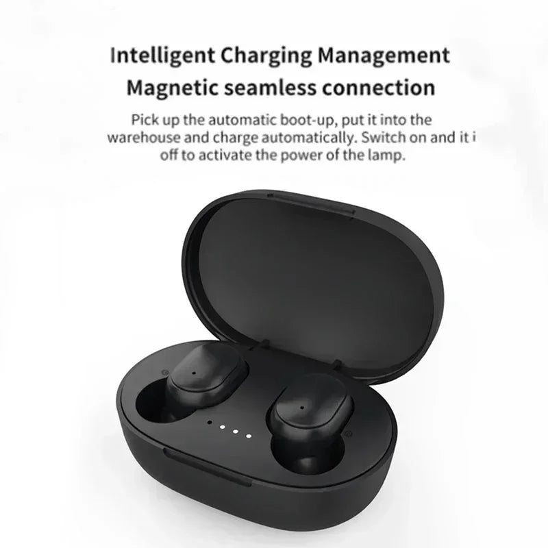 Earbuds TWS Bluetooth 5.3 com Cancelamento de Ruído Ativo — HiFi, À Prova de Água e 5 Cores