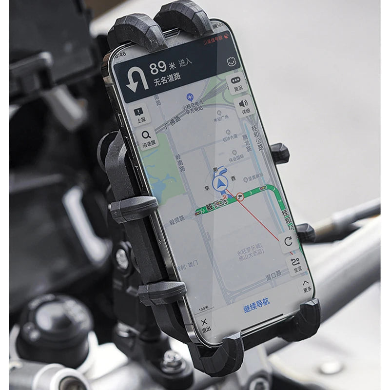 Suporte de Telefónico para Mota com Carregamento Sem Fios QC3.0 e GPS