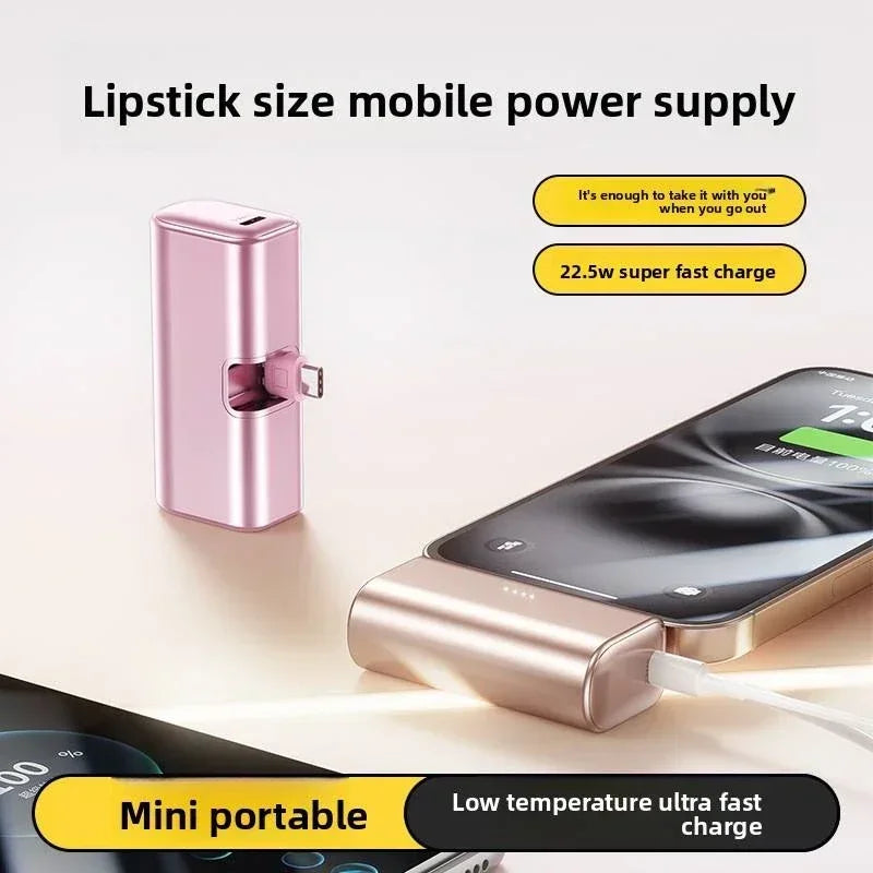 Power Bank Mini Lenovo 22.5W Carregamento Rápido