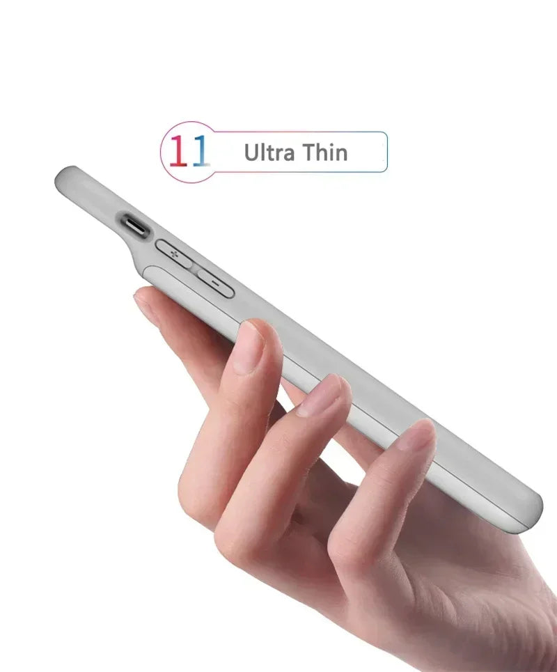 Capa com Bateria para iPhone 12, 11, X, XS, XR, 8, 7, 6 — Power Bank Integrado até 8000mAh com Áudio
