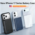 Capa com Bateria 6800mAh para iPhone 17, 16, 15, 14, 13, 12, 11 Series — Power Bank Portátil