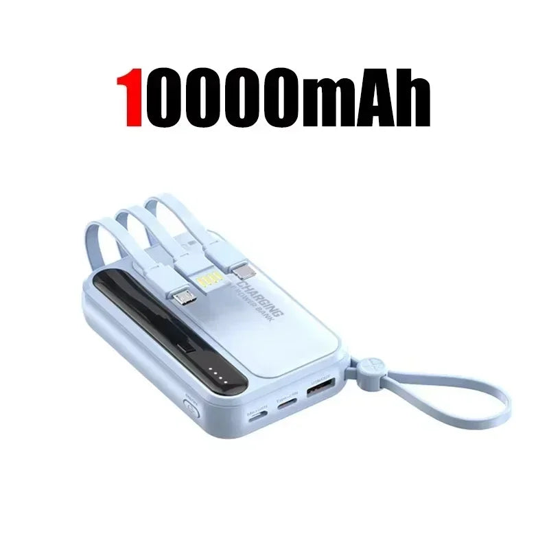 Power Bank Lenovo Mini 120W com 4 Cabos Integrados