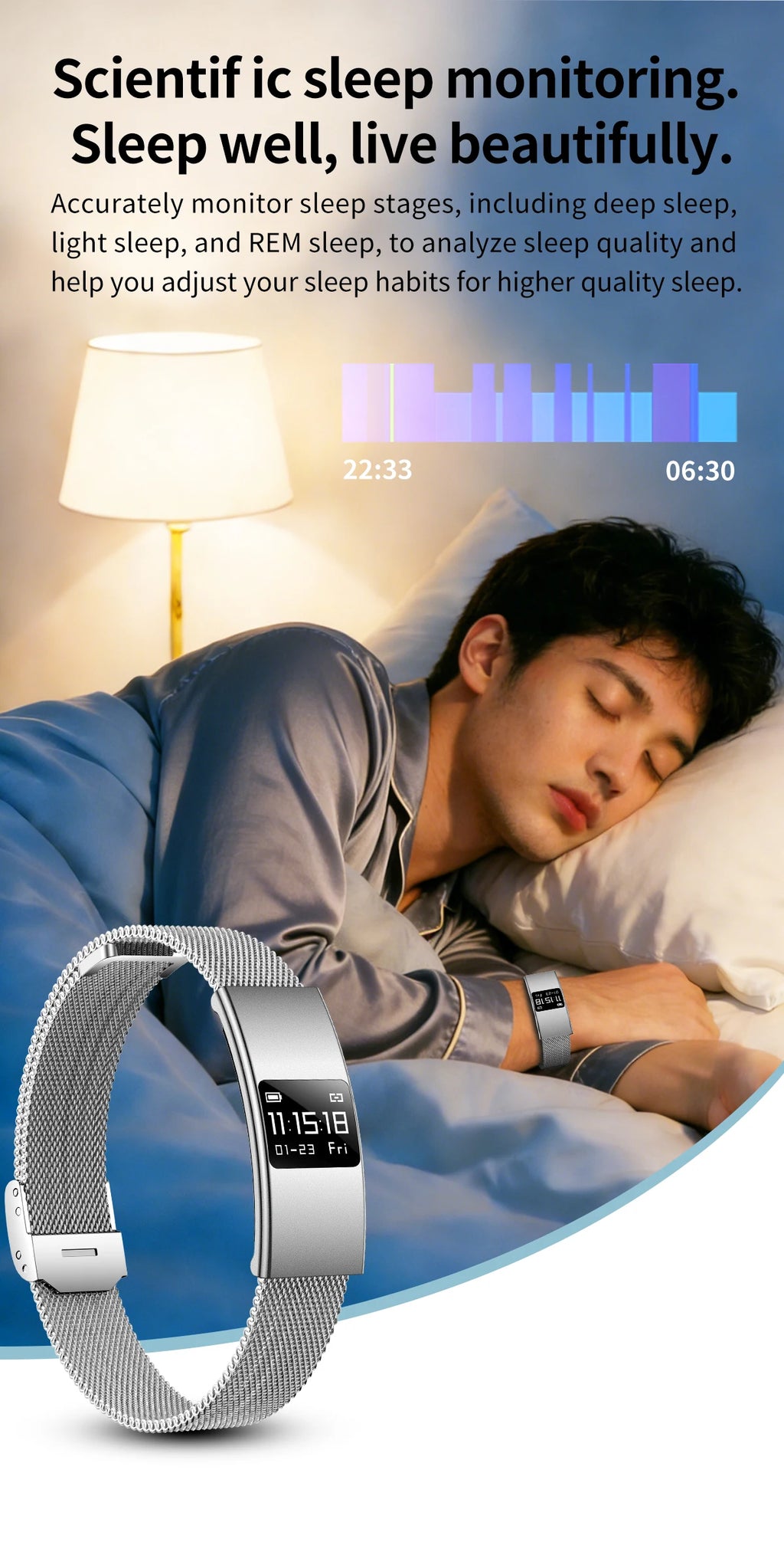 Smartwatch 2026 Estiloso — Múltiplos Modos de Exercício, IPX8 e Presente Perfeito