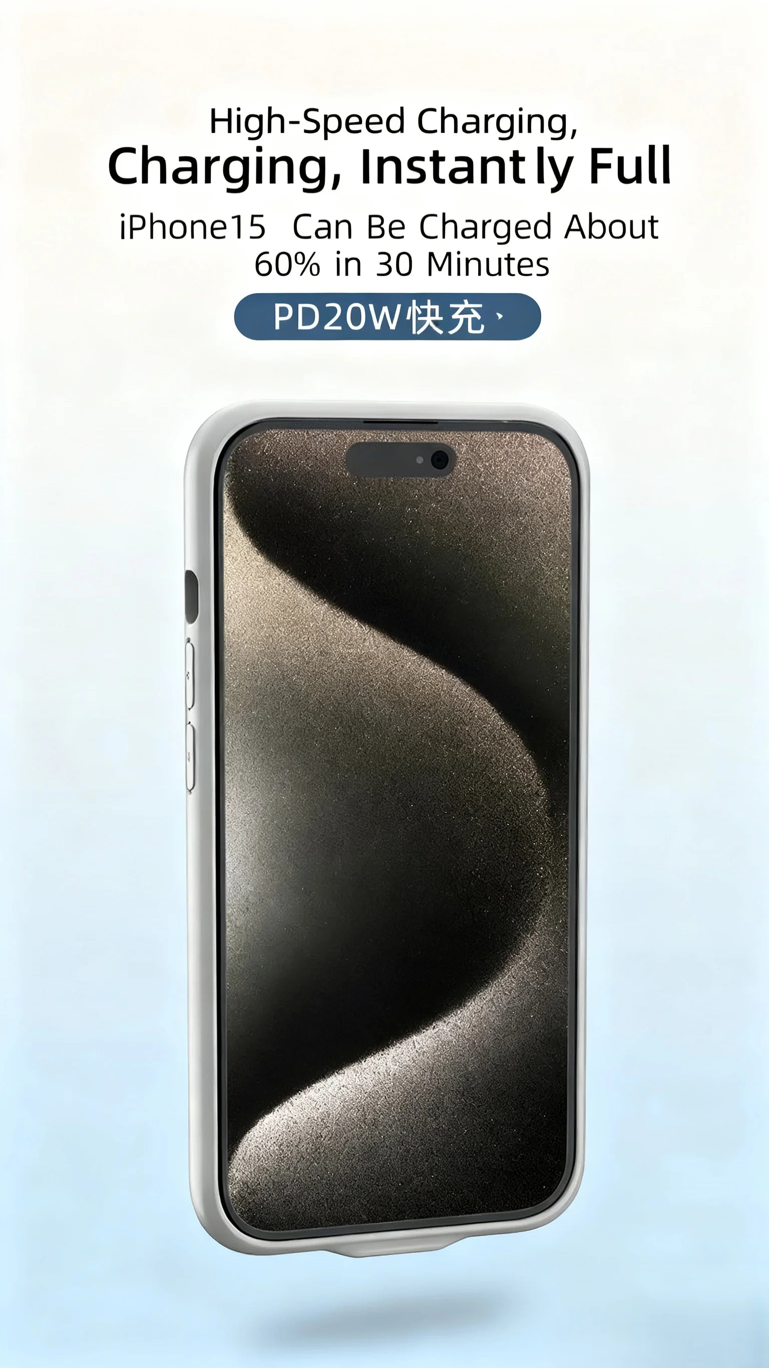 Capa com Bateria 6800mAh para iPhone 17, 16, 15, 14, 13, 12, 11 Series — Power Bank Portátil