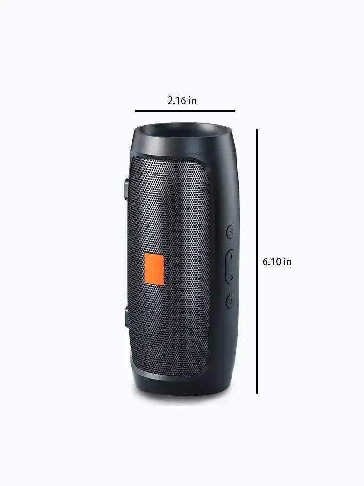 Coluna Bluetooth 5.0 Portátil IP65 Resistente à Água com Bateria Longa