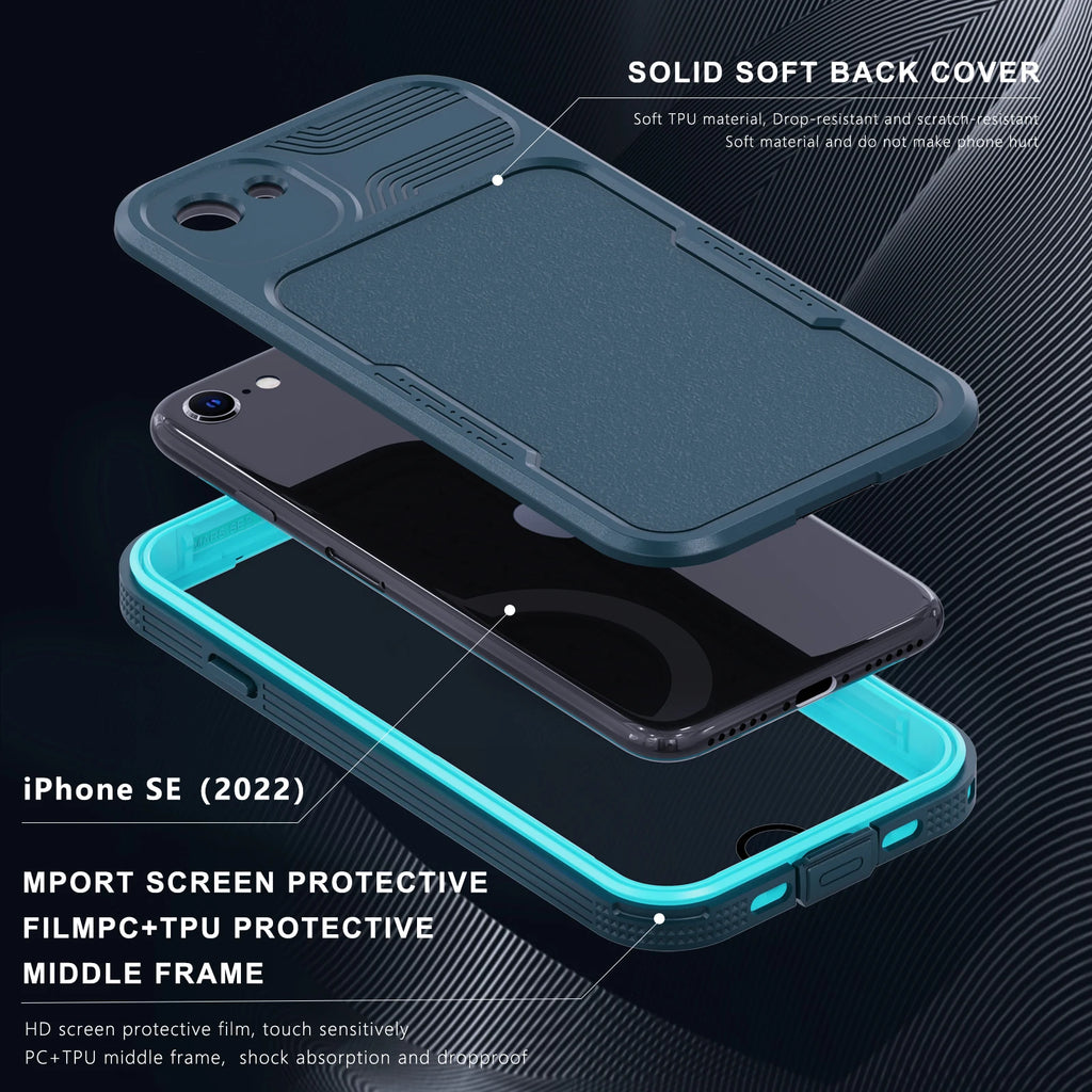 Capa Impermeável IP68 para iPhone SE e iPhone 7/8