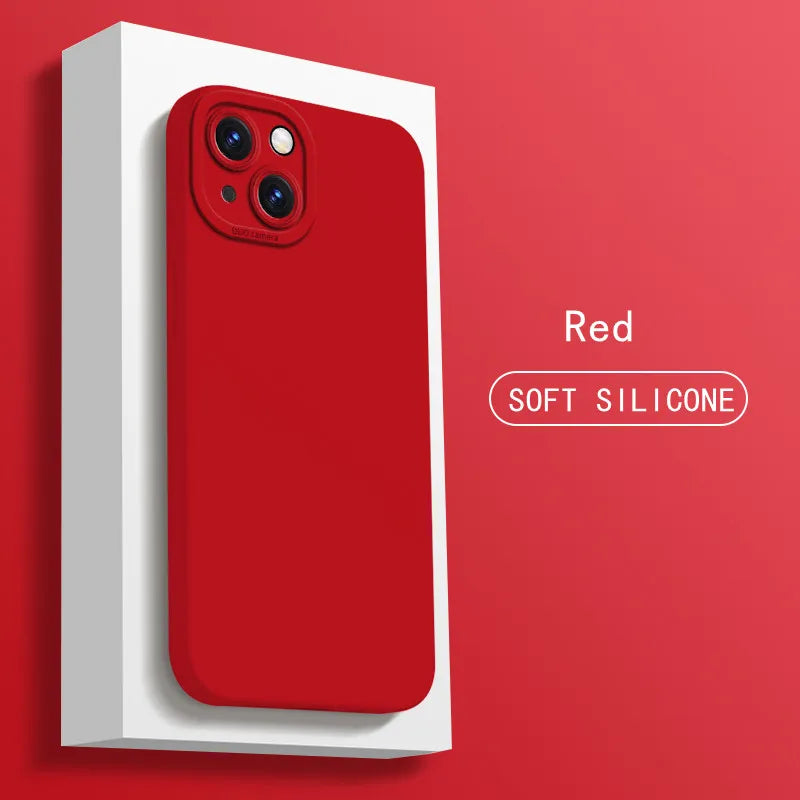Capa Silicone Líquido com Proteção de Câmara para OPPO Find